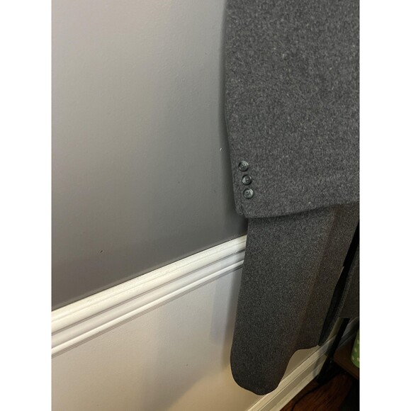 Vintage Luetgens Limited Coat Mens Large Wool Overcoat Classic Yugoslavia 80s - Picture 6 of 10